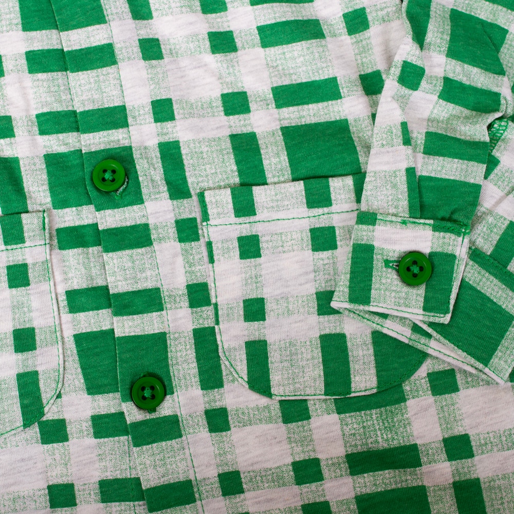 Ducks Spirit, Colosseum, Green, Button Up/Button Down, Cotton Blend, Kids, Toddler, Plaid, Oregon Mascot, Button Up, 955866